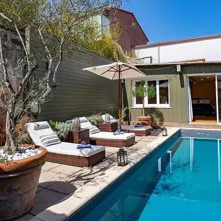 Tatil Evi Oasis De Maritime Avec Piscine - Tres Jolie Maison De En Pierre Avec Piscine